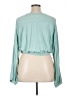 L Space Teal Long Sleeve Top Size XL - photo 2
