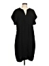 DAILYLOOK Solid Black Casual Dress Size M - photo 1