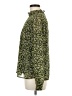 Vero Moda Floral Green Long Sleeve Blouse Size M - photo 5