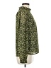 Vero Moda Floral Green Long Sleeve Blouse Size M - photo 4