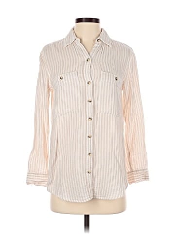Club Monaco 3/4 Sleeve Button-Down Shirt (view 1)