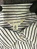 Max Studio 100% Cotton Stripes Ivory Long Sleeve Blouse Size XS - photo 7