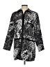 Dennis by Dennis Basso 100% Polyester Animal Print Gray Black Coat Size S - photo 1