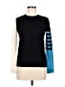 Akris Punto 100% Wool Color Block Black Wool Pullover Sweater Size 6 - photo 1