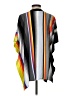 CAbi 100% Cotton Stripes Multi Color Gray Poncho Size XS - photo 2