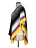 CAbi 100% Cotton Stripes Multi Color Gray Poncho Size XS - photo 5