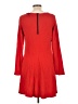 Express Solid Red Casual Dress Size L - photo 2