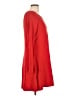 Express Solid Red Casual Dress Size L - photo 4