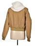 Akira 100% Polyester Solid Tan Jacket Size L - photo 2