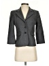 View 100% Polyester Chevron-herringbone Gray Blazer Size 4 - photo 1