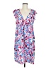 Shein 100% Polyester Print Blue Casual Dress Size 8 - 10 - photo 1