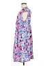 Shein 100% Polyester Print Blue Casual Dress Size 8 - 10 - photo 5
