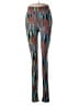 Lularoe Print Blue Active Pants One size - photo 1