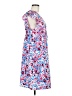 Shein 100% Polyester Print Blue Casual Dress Size 8 - 10 - photo 4
