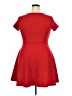 Ambiance Solid Red Casual Dress Size 2X - photo 2