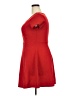 Ambiance Solid Red Casual Dress Size 2X - photo 5