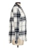 BDG 100% Cotton Plaid Gray Silver Long Sleeve Button-Down Shirt Size M - photo 4