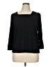 Chico's Black 3/4 Sleeve T-Shirt Size XL - photo 1