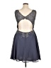 JJ's House 100% Polyester Gray Cocktail Dress Size 16 (estimated) - photo 2