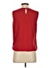 Calvin Klein 100% Polyester Red Sleeveless Blouse Size S - photo 2