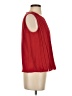 Calvin Klein 100% Polyester Red Sleeveless Blouse Size S - photo 4