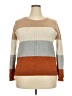 Eden Society Color Block Tan Pullover Sweater Size XXL - photo 1
