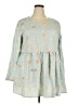 Unbranded Teal 3/4 Sleeve Blouse Size L - photo 1