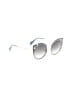 Miu Miu Silver Blue Sunglasses One size - photo 1