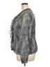 Jones Wear 100% Polyester Silver Long Sleeve Blouse Size 18 - photo 5
