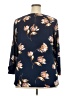 Daniel Rainn 100% Polyester Floral Blue 3/4 Sleeve Blouse Size XXL - photo 2