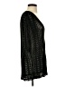 Soho 100% Acrylic Metallic Black Pullover Sweater Size S - photo 4
