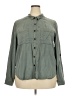 Universal Thread 100% Lyocell Solid Gray Long Sleeve Button-Down Shirt Size XXL - photo 1