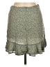 Dizzy Lizzy 100% Rayon Print Teal Casual Skirt Size M - photo 2