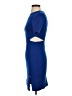 Topshop Solid Blue Cocktail Dress Size 0 - photo 5