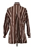 Jarbo Stripes Brown Long Sleeve Blouse Size XS (0) - photo 2
