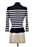 White House Black Market Stripes Blue Blazer Size 2 - photo 2