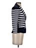 White House Black Market Stripes Blue Blazer Size 2 - photo 4