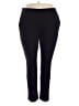dalia Solid Black Active Pants Size XXL - photo 1