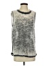 Time and Tru Silver Sleeveless T-Shirt Size S - photo 1