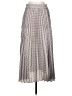 Max Studio 100% Polyester Silver Casual Skirt Size S - photo 1