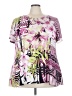 Avenue Pink Short Sleeve Blouse Size 22 - 24 Plus - photo 1