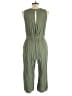 Old Navy 100% Viscose Rayon Solid Green Jumpsuit Size L - photo 2