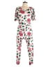 Assorted Brands Floral Pink Jumpsuit Size 10 - 12 - photo 1