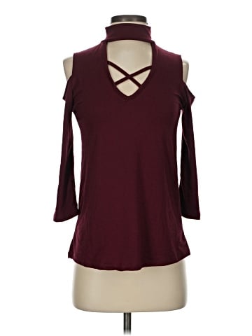 J for Justify 3/4 Sleeve Top (view 1)