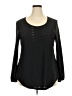 Shein Curve Black Long Sleeve Blouse Size 2X - photo 1