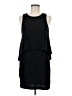 Everly Solid Black Cocktail Dress Size M - photo 1