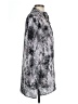 Nine West Animal Print Silver Long Sleeve Blouse Size L - photo 4