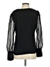 Express 100% Polyester Black Long Sleeve Blouse Size S - photo 2