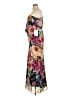 Xscape Floral Ivory Black Cocktail Dress Size 14 - photo 5