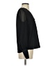 Express 100% Polyester Black Long Sleeve Blouse Size S - photo 4